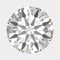 Perfect cut diamond rendered with 3D Jewelry Viewer Diamond illustration